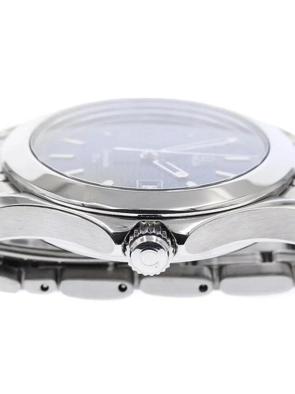 OMEGA Seamaster120 2511.81 Date Navy Dial Quartz Men's Watch_946657